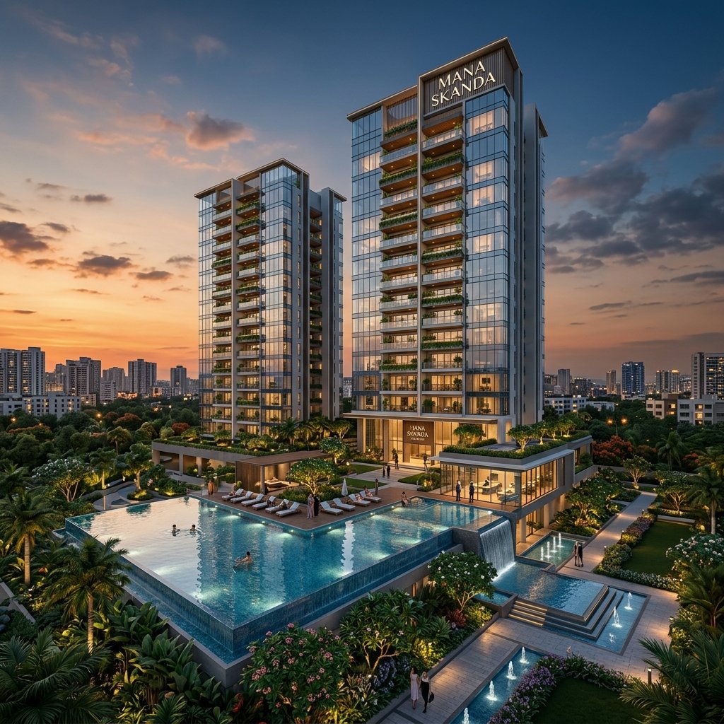 MANA SKANDA 3.5 BHK floor plan, 2119 - 2250 sq.ft